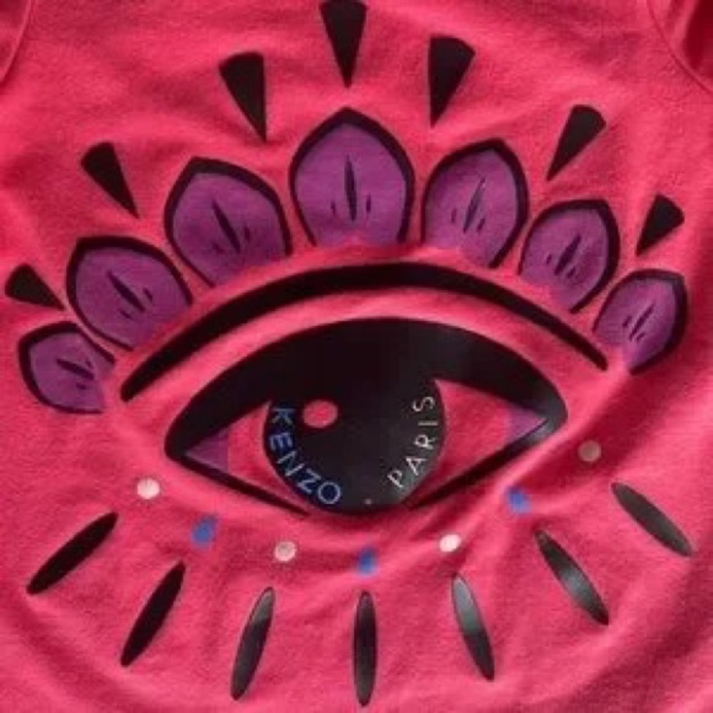Kids Pink Graphic Tee with Eye Motif - Juicy Couture - Picture 3 of 3